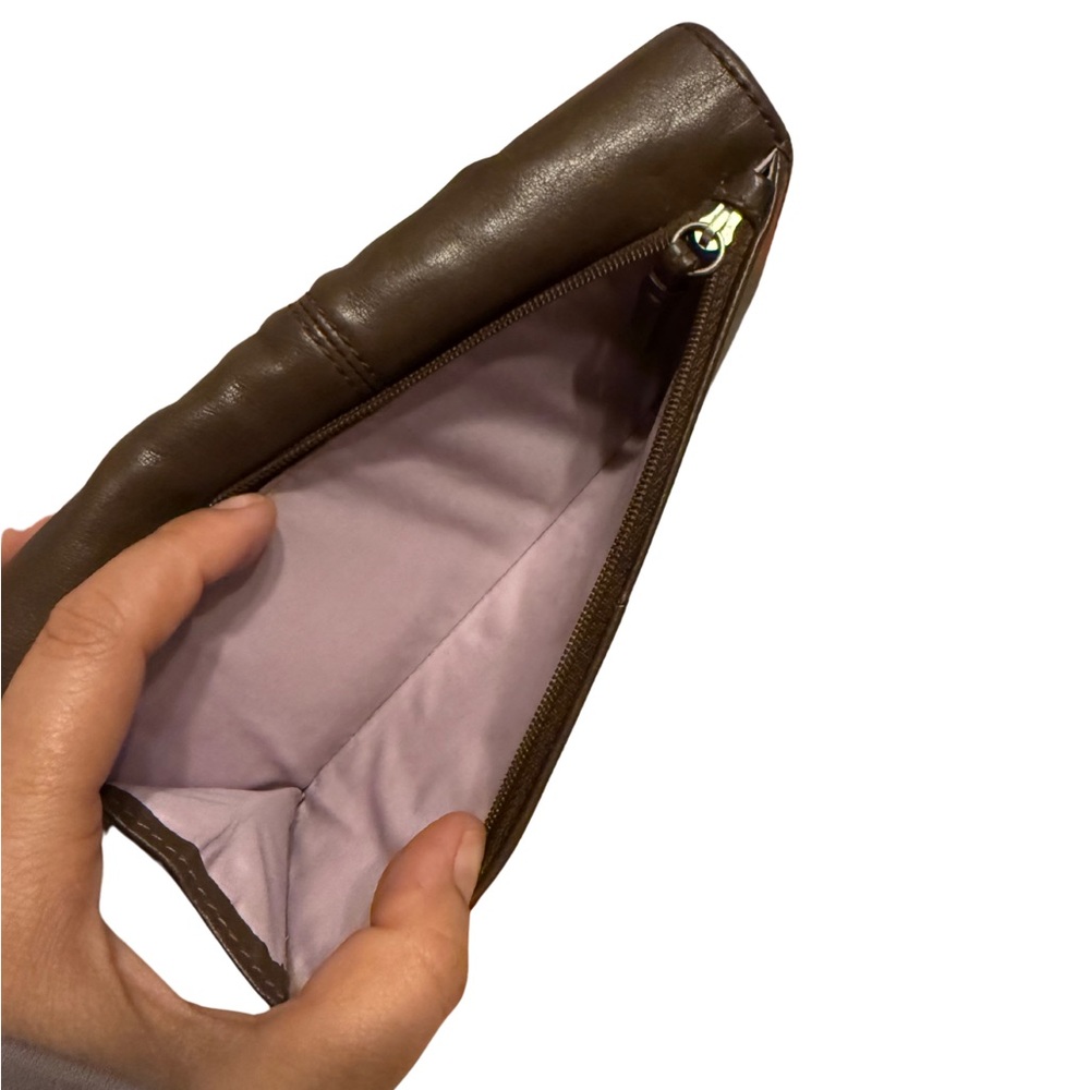 Coach Brown Leather Continental Wallet - Picture 3 of 8